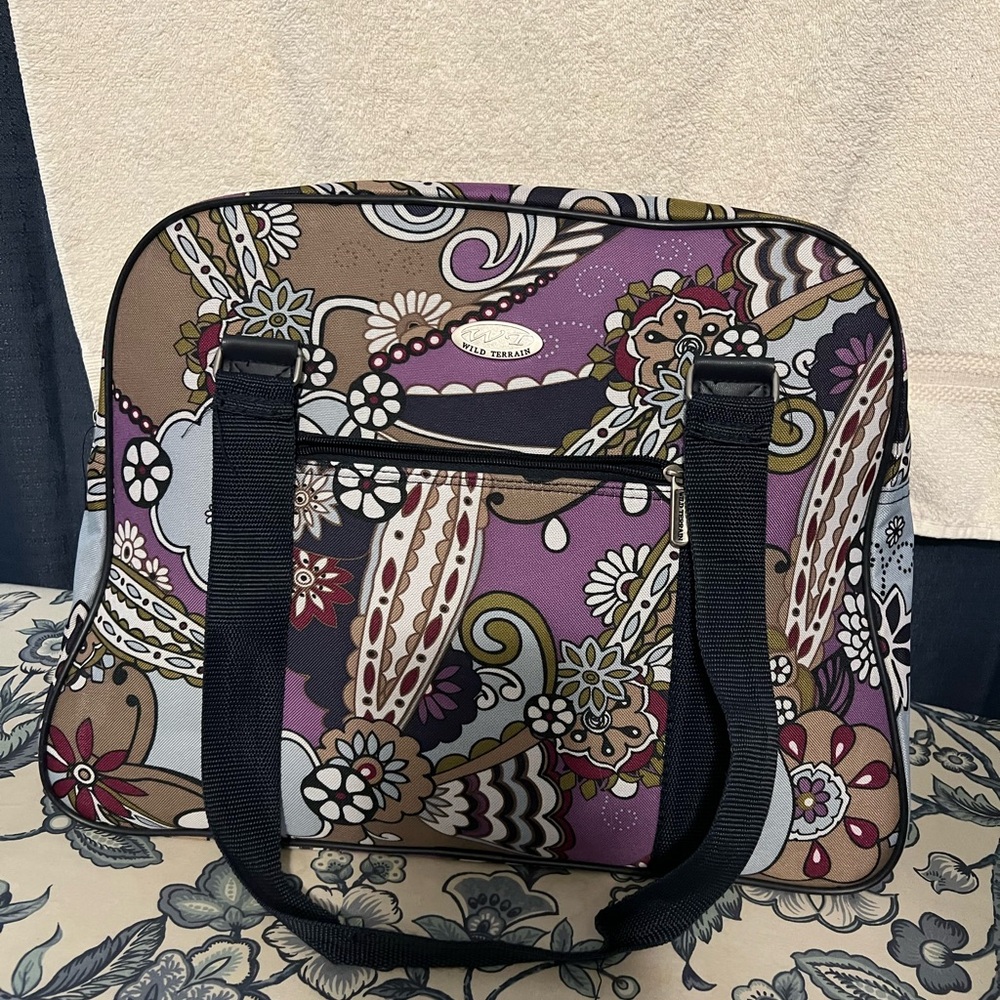 Multicolor Floral Women's Carry On Bag